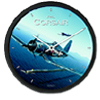 Aircraft Wall Clock - Corsair