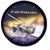 Aircraft Wall Clock - P40 Warhawk